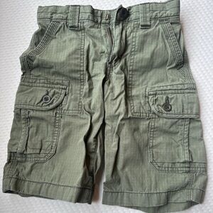 Olive Green Boy’s Cargo Shorts